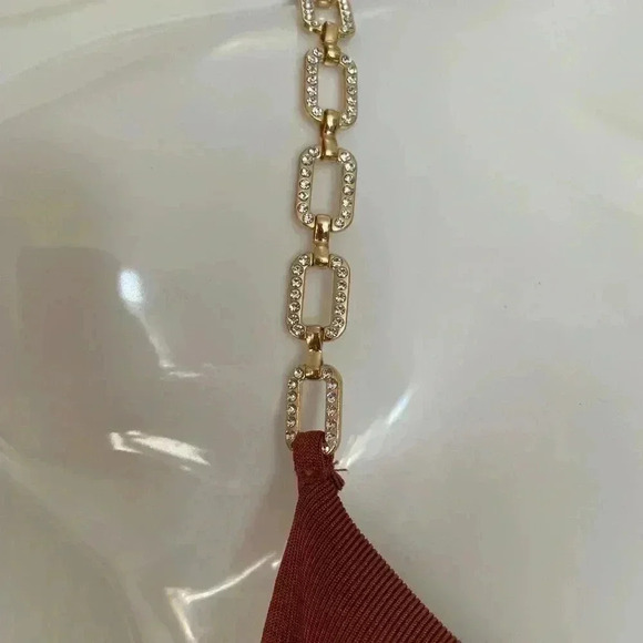 NWT Jason Wu burnt orange jumpsuit sz  M - Picture 4 of 11